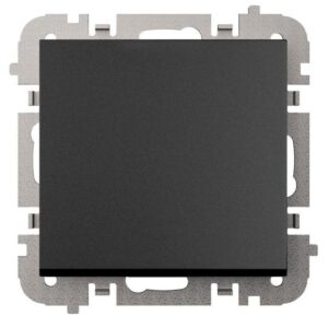 SANTRA łącznik schodowy bez ramki podtynkowy czarny 4112-19 - obrazek 1