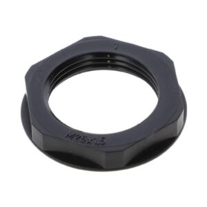 Nakrętka poliamidowa M25 EN 25M BK czarna E03DK-02020400403 - obrazek 1
