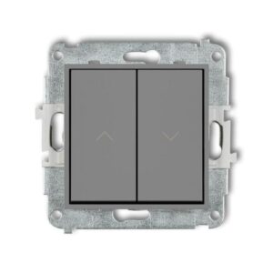ICON Mechanizm łącznika zwiernego żaluzjowego szary mat 27IWP-8 - obrazek 1