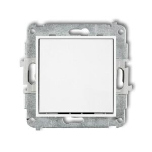 ICON Mechanizm łącznika zwiernego, jednobiegunowego (jeden klawisz bez piktogramu) biały IWP-4.1 - obrazek 1