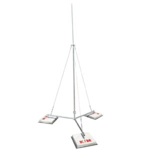 Maszt odgromowy na trójnogu H=4m aluminiowy KM104T AL /1kpl./ - obrazek 1