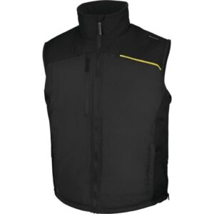 Kamizelka z poliestru pongee powlekanego PVC FIDJI3, kolor: szaro-czarny, rozmiar: XL / FIDJ3GNXG - obrazek 1