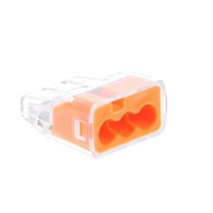 IDEALNA Szybkozłączka SCP3 B10 wtykowa do drutów i wielodrutów 3-torowa 4mm 32A 450V 88001008 /10 szt./ - obrazek 1