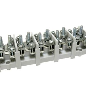 Odgałęźnik instalacyjny 5-torowy (2x35mm 4x16mm) LZ5*35/16wyk.12 (bez pokrywy) mocowanie do podłoża, szary 84026002 - obrazek 1