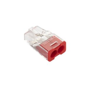 Szybkozłączka samozaciskowa bezgwintowa MINI do drutów (0,2 do 2, 5mm), 2 tory, PC212S transparentna 89240000 /100 szt./ - obrazek 1