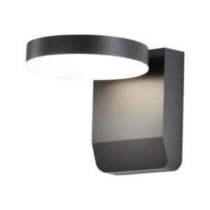 Oprawa elewacyjna LED 17W 2520lm 4000K regulowana Czarna okrągła 2953 - obrazek 1