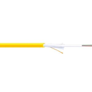 Kabel światłowodowy uniwersalny 12 włókien SM 9/125 OS2 G652D 1500N LS0H B2ca żółty DK-B3912-SC-Y-1 /bębnowy/ - obrazek 1