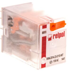 Przekaźnik przemysłowy 4P 110V AC AgNi R4N-2014-23-5110-WT 860630 - obrazek 1