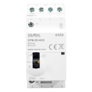 Stycznik modułowy ze sterowaniem ręcznym instalacyjny 25A 4Z 230V AC STM-25-40/S EXT10000314 - obrazek 1