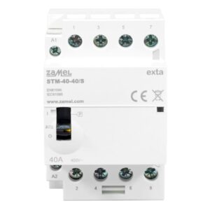 Stycznik modułowy ze sterowaniem ręcznym instalacyjny 40A 4Z 230V AC STM-40-40/S EXT10000315 - obrazek 1