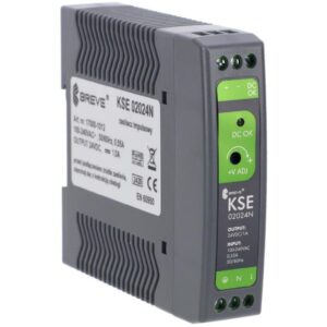 Zasilacz impulsowy KSE 02024P 230/ 24VDC 1A 24W na szynę DIN, Uzas: 85-264VAC, Ta70, 17000-1012 - obrazek 1