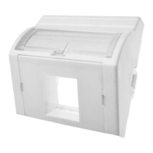 Adapter 45x45 1xRJ45 (wypukły kątowy) ALANTEC - obrazek 1