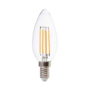 Żarówka LED Filament 6W E14 C35 3000K 600lm 300st. 217423 - obrazek 1