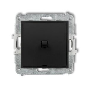 ICON Mechanizm łącznika jednobiegunowego w stylu amerykańskim czarny mat 12IWPUS-1 - obrazek 1