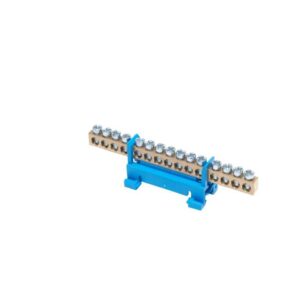 Listwa zaciskowa na szynę N15 neutralna 15-torowa 16mm 400V AC 63A niebieska 81702003 - obrazek 1