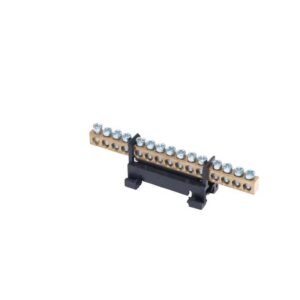 Listwa zaciskowa na szynę L15 fazowa 15-torowa 16mm 400V AC 63A czarna 81702007 - obrazek 1
