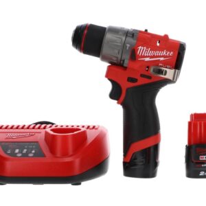 Wiertarka udarowa 1/4 bezszczotkowa akumulatorowa M12 FUEL, z walizką, ładowarką i dwoma akumulatorami, FPD2-202X 4933479868 - obrazek 1