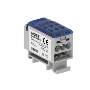 Blok dystrybucyjny - rozdzielczy OJL80A niebieski AL/CU we: 2x 2.5-16mm wy: 6x 2.5-6mm, 1000VAC/1500VDC MAB1080B10 - obrazek 1