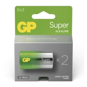 GP bateria alkaliczna SUPER D (LR20) 2PP /2szt./ - obrazek 1