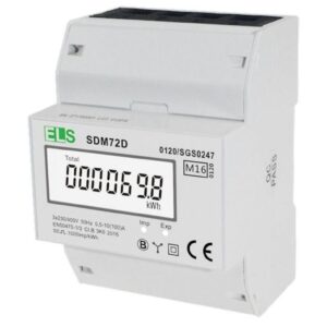 Licznik energii elektrycznej LCD 3-fazowy 100A 3x230/400V SDM72D MID - obrazek 1
