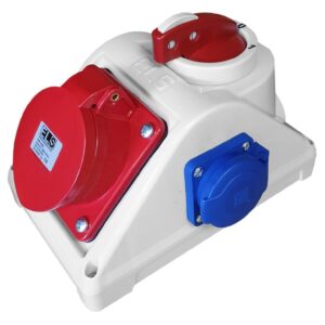 Rozdzielnica skrzynka budowlana z wyłącznikiem 0-1 COMBO 16/5 1x230V IP44 / E96061541C - obrazek 1