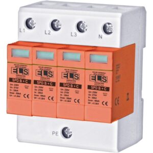 Ogranicznik przepięć ECO Typ T1+T2 5,0kA warystor T12 275/25 2+0 RC SPD30B+C 4P - obrazek 1