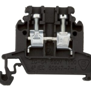 Złączka szynowa 0,5-4 mm2 czarna ZG-G4 A11-8203 - obrazek 1