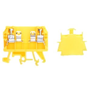 Złączka szynowa z wkładką bezpiecznikową żółta ZUG-G/B A11-5101 - obrazek 1