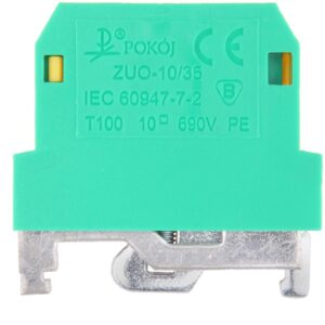 Złączka gwintowa ochronna PE 1,5-10mm2 zielono-żółta ZUO-10/35 A11-5D3Z - obrazek 1