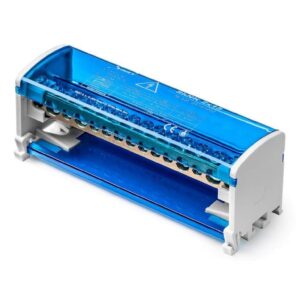 Dwubiegunowy modułowy blok rozdzielczy 2x(11x6mm2 2x25mm2 2x35mm2 ) na szynę TS35 ShNK 2x15 85141002 - obrazek 1