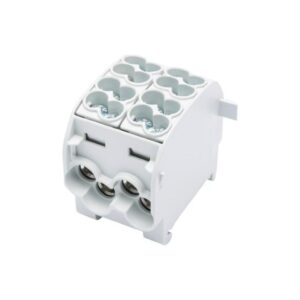 Blok rozdzielczy-odgałęźny Al/Cu SCB 25-2 (80120) SIMBLOCK jednobiegunowy 2x25mm2 szary 81505002 - obrazek 1