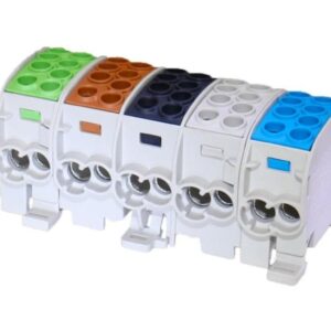 Blok rozdzielczy-odgałęźny Al/Cu SCB 35-5X (80250) SIMBLOCK pięciobiegunowy 35mm2 zie/brą/cza/sza/nie 81507030 - obrazek 1