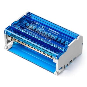 Czterobiegunowy modułowy blok rozdzielczy 4x(11x6 mm2 2x25 mm2 2x35 mm2) na szynę TS35 ShNK 4x15 85144002 - obrazek 1