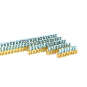 Listwa zaciskowa mosiężna BB147, 147 - torów ,1,5-16mm2, 63A, 1m MAD0147E21 - obrazek 1