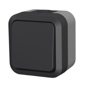 Łącznik zwierny dzwonek pojedynczy natynkowy Aqua Pro IP55 szaro grafitowy 60322 - obrazek 1