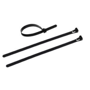 Opaska kablowa wielokrotnego użytku 200x7,6mm, czarna, 28305 /25szt./ - obrazek 1