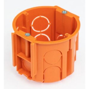 Puszka podtynkowa łączeniowa z wkrętami 60mm fi 68mm A.0082 - obrazek 1