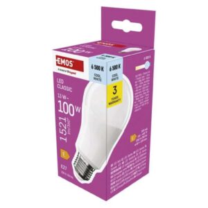 Żarówka LED Classic A60 E27 13W 1521lm 6500K zimna biel ZQ5E64 - obrazek 1