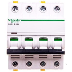 Wyłącznik nadprądowy 4P D 16A 6kA AC iC60N-D16-4 A9F05416 - obrazek 1