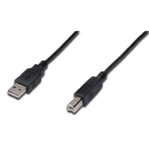 Kabel połączeniowy USB 2.0 Typ USB A/USB B, M/M czarny 3m AK-300102-030-S - obrazek 1