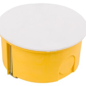 Puszka podtynkowa 80mm regips niepalna żółta PO-80 0209-0N /35szt/ - obrazek 1