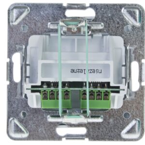 IMPRESJA Gniazdo telefoniczne podwójne RJ11 niezależne białe GPT-2YN/m/00 - obrazek 1