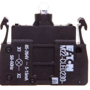 Oprawka z LED niebieska 230V AC zacisk sprężynowy M22-CLED230-B 218063 - obrazek 1