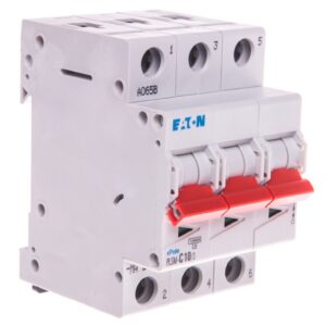 Wyłącznik nadprądowy 3P C 10A 10kA AC PLSM-C10/3-MW 242470 - obrazek 1