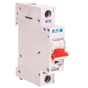 Wyłącznik nadprądowy 1P C 10A 10kA AC PLSM-C10-MW 242202 - obrazek 1