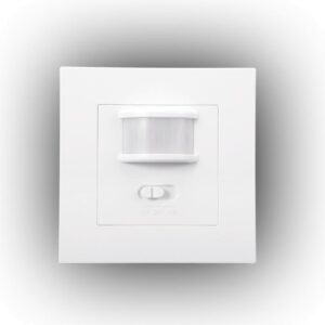 Czujnik ruchu na podczerwień 500W/200W podtynkowy IP20 zasięg 9m CR-IR1/KP/BIAŁY - obrazek 1