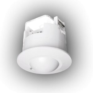 Czujnik ruchu mikrofalowy 1200W/300W podtynkowy IP20 zasięg 8m CR-M2/OS/BIAŁY - obrazek 1