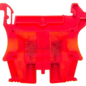 Złączka szynowa 2-przewodowa 4mm2 czerwony VIKING 037131 - obrazek 1