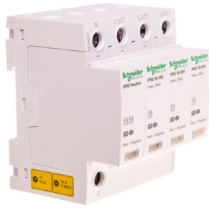 Ogranicznik przepięć Typ T2 3P 20kA ze stykiem pomocniczym iPRD-20r-20kA-350V-3PN A9L20601 - obrazek 1