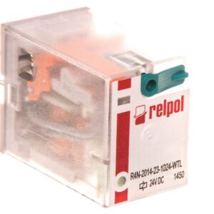 Przekaźnik przemysłowy 4P 24V DC AgNi R4N-2014-23-1024-WTL - obrazek 1